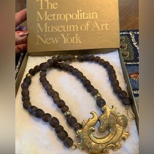 Metropolitan Museum of Art New York Chinese Dragon Necklace Qing Dynasty Replica